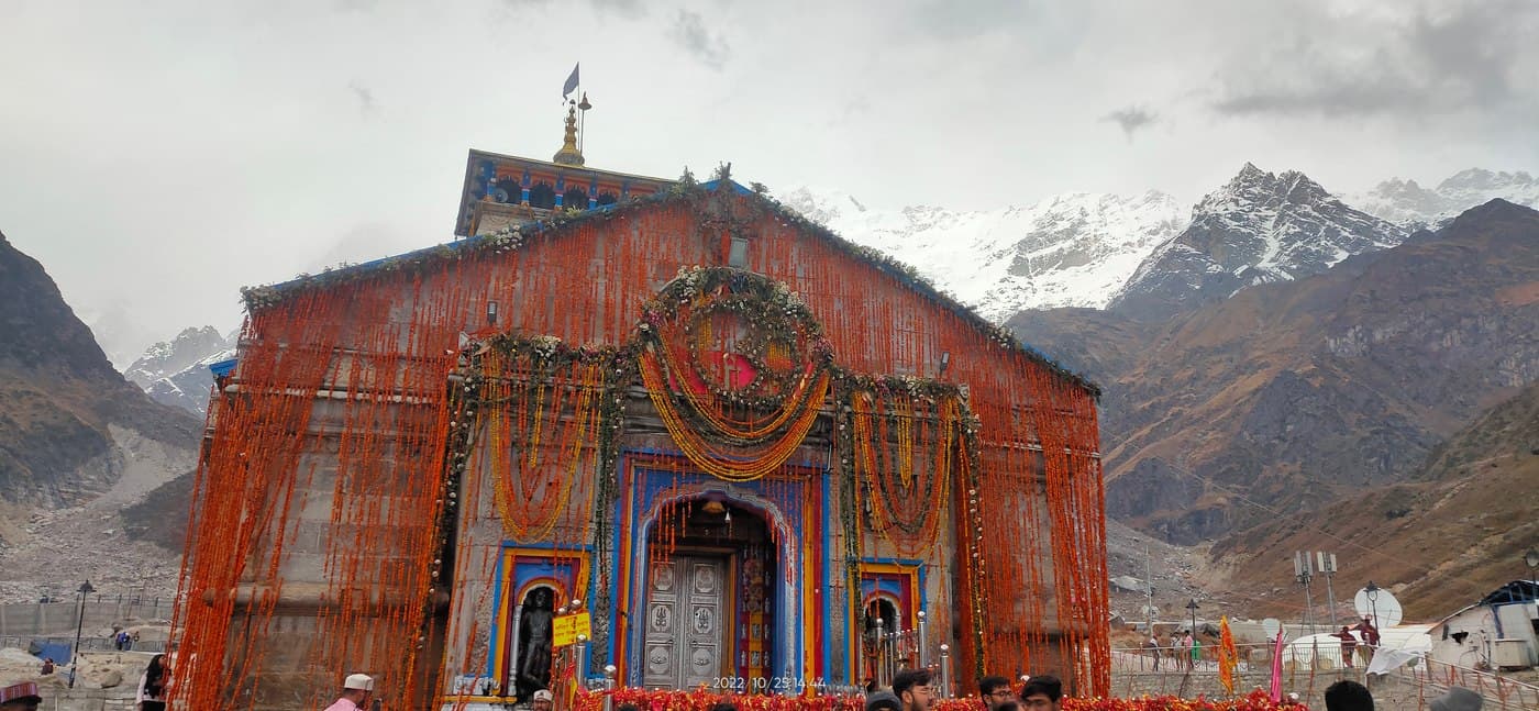 Kedarnath temple — one of the four Char Dhams