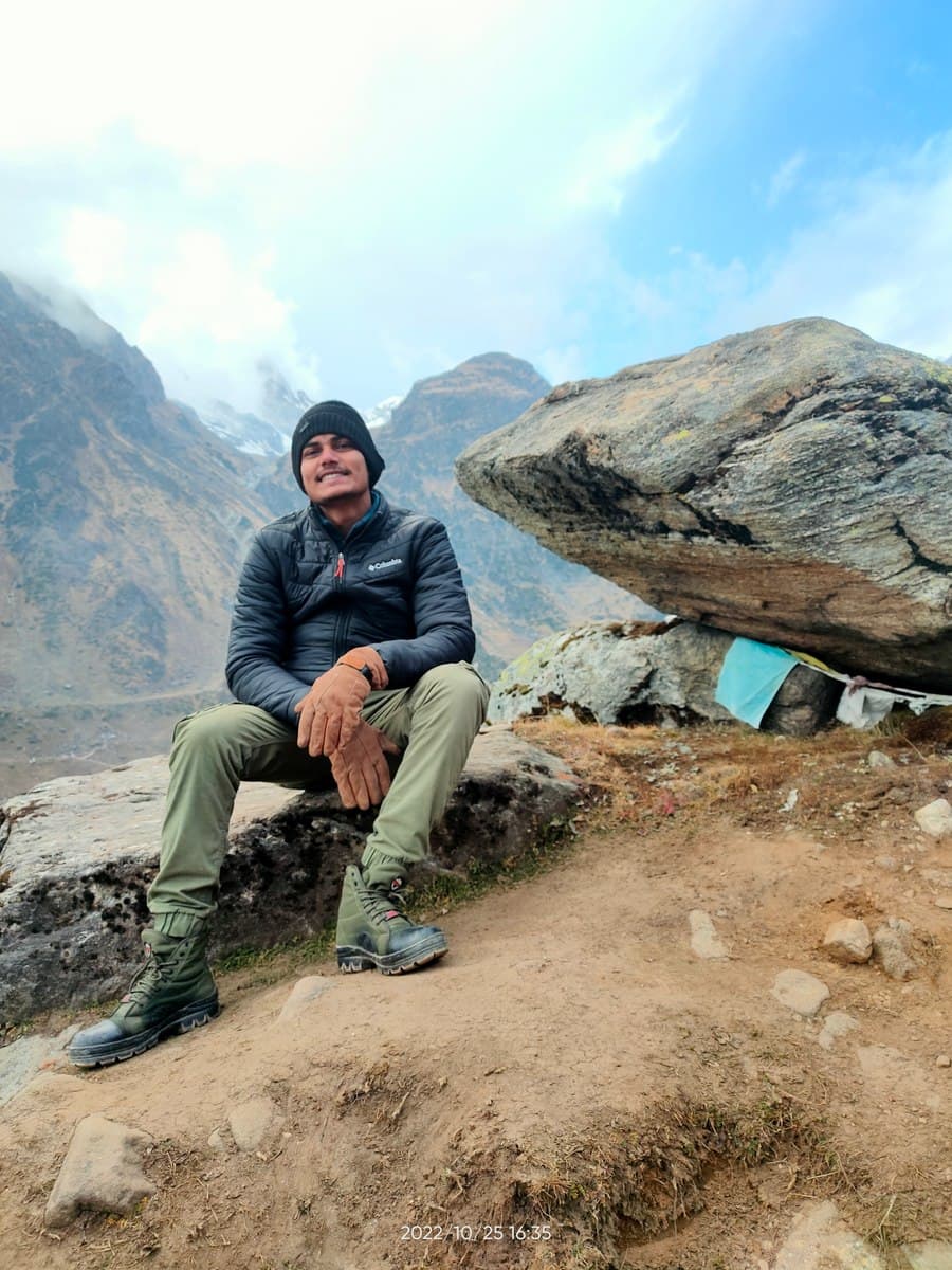Surya at Kedarnath ridge, October 2022